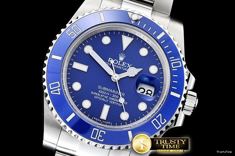 0116 HighQuality ROLSUB0257 – Submariner 116619LN SS SS Blue JF Asia 1031